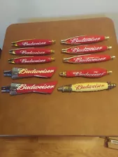 vintage budweiser beer tap handles