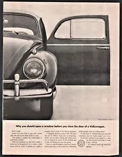 1961 VOLKSWAGEN VW Beetle Bug open the window before you close the door