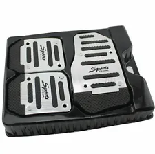 3 Pcs Foot Pedal Pad Cover for Manual Transmission Car Brake Clutch Accelerator (For: Volvo 242)