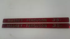 Massey Ferguson 35 Hood Decals