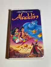 Walt Disney Classic Rare Black Diamond VHS Aladdin