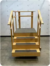 WOODEN ENCLOSED TRAINING STAIRS @ (354264)