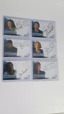 INKWORKS SMALLVILLE SEASON 1 AUTOGRAPH COMPLETE SET ALLISON MACK, JOHN SCHNEIDER