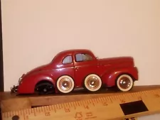 DANBURY MINT 1940 FORD DELUXE COUPE RED 2 DOOR USED REPAIR - PARTS