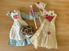 Vintage 1960’s Lot Of MARY POPPINS Outfits And Umbrella For Horsman 12” Doll