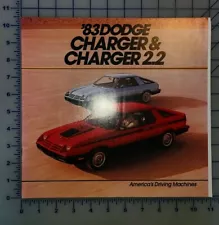 1983 Dodge Charger Brochure (For: 1983 Dodge Charger Shelby)