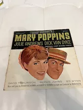 1964 WALT DISNEY MARY POPPINS MOVIE ORIGINAL CAST SOUND TRACK RECORD