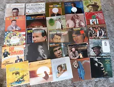 25 Old 12" Vintage Vinyl LP Records 33rpm Graded F (Fair/Poor)