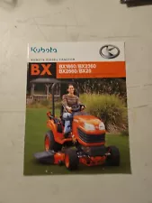 Kubota Diesel Tractor BX1860 BX2360 BX2660 BX25 Sales Brochure 2009