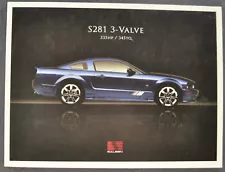 2007 Saleen S281 3-Valve Ford Mustang Brochure Folder Excellent Original 07