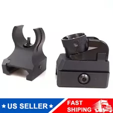 1 Pair Tactical Low Profile Metal Sights Iron Front &Rear Sight Set