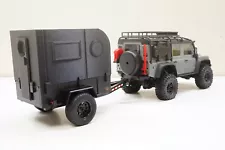 MINIMODS - Scale Camper RV Tow Behind Camping for Traxxas TRX4m Trailer 9795