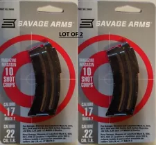 Lot of 2 - Savage Arms Mark II Series 10 Round Magazine .22LR .17HM2 10rd 20005