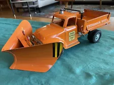 VTG Original 56 Ford Tonka State Hi-Way Dept. Hydraulic Dump w/V Snow Plow VGC!