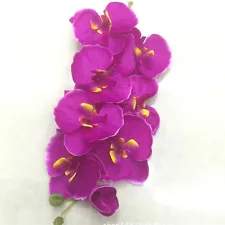 Beautiful Butterfly Orchid Silk Flower Phalaenopsis Bouquet Home Wedding Party