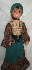 Costume for 18" NO Doll Ideal Crissy Fortune Teller Ouija Board Dress Green