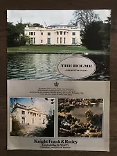 Rare 1980s Vogue Magazine Property Advert The Holme Regents Park London For Sale