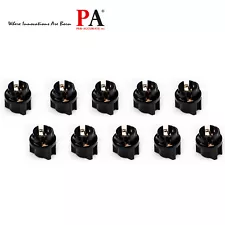 50x 74 PC74 73 T5 Dashboard Light Bulb Socket Twist Lock Wedge instrument Base