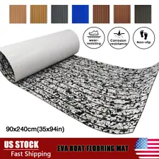 EVA Foam Boat Decking Sheet Mat Faux Teak Marine Yacht Flooring Nonslip Carpet