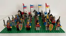 LEGO Minifigure Set of 24 Lot Bulk Sale Old Horse Black Falcon Dragon Knight