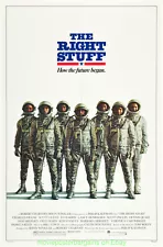 THE RIGHT STUFF MOVIE POSTER 27x41 Advance Style NASA Space Program 1983 Film