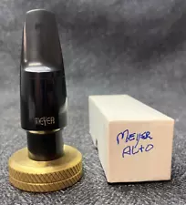 Meyer Hard Rubber Alto Sax Mouthpiece - Unmarked Facing (LISTING #2)