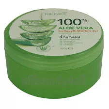 100% Pure ALOE VERA SOOTHING & MOISTURE GEL 300ml (10.58oz) - Made in Korea