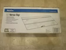 Aqueon 50 Versa-Top Hinged Glass Top Fits 50 & 65 Gallon Aquarium 36" x 18" Tank