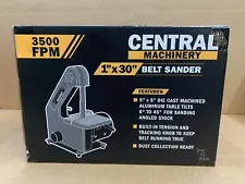 CENTRAL MACHINERY1 in. x 30in. Belt Sander up to 3500 FPM for fast stock removal