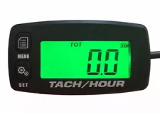 Digital Tachometer Hour Meter w/ Max RPM Recall 2/4 Stroke Waterproof pwc jetski (For: More than one vehicle)