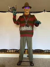 Halloween Animated Custom 6’ Freddy Krueger-Nice Condition! Animatronic