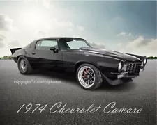 1974 Chevrolet Camaro Classic Collectors Ultra-Premium Custom Photo 8" x 10"