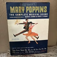 VTG 1964 Walt Disney’s Mary Poppins The Complete Musical Score for organs