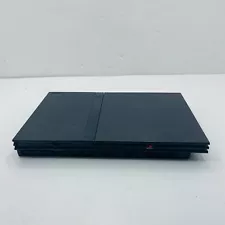 Black Sony PlayStation 2 Slim PS2 (SCPH-75001) Console Only - Tested & Works