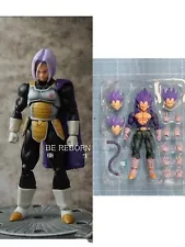 custom Dragon Ball SH Figuarts ssj4 vegeta and trunks 2 pcs