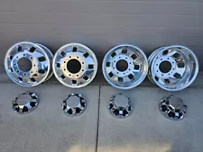 18" GMC DENALI CHEVROLET 3500 DUALLY OEM FACTORY STOCK WHEELS RIMS 8X210 DUALLIE