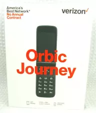 Verizon Prepaid Orbic Journey V 4G LTE - Camera Flip Phone, Black - Brand New