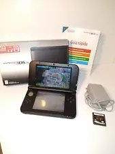 Nintendo 3DS XL Bundle w/ Charger, 32GB SD, Original Box [Tested Works Great]
