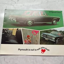 1967 Plymouth Valiant Signet And Valiant 100 200 Automobile Sales Brochure