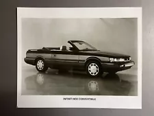 1990 Infiniti M30 Convertible B&W Factory Issued Press Photo (RF) - RARE Awesome