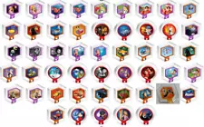 Disney Infinity 1.0 Power Disc Series 1 2 3 Complete 50 Disc Collection NO RARE