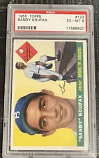 1955 Topps Sandy Koufax ROOKIE PSA 6 EX-MT RC #123 Dodgers Brooklyn Los Angeles