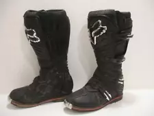 Fox Forma Pro Tall Dirt Bike Racing Motorcycle Motocross Boots Black Men's 9 M