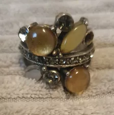 Chunky Ring Stones Missing Will Combine Postage On Items For Sale