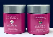 Crazy Smooth Anti-Frizz Treatment Masque by ColorProof - 2pc (5.2 oz each)