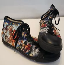 Mens High Top Sneakers Kingdom Hearts 2 Print Design Size 11