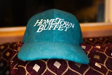 Hometown Buffet, Food, Restaurant, Foodie Gift, Y2K, 90s Corduroy Hat