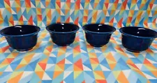 Fiestaware Cobalt blue Bouillon Bowl 4 Fiesta dessert Fruit Cup FREE shipping