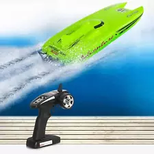 Used US Stock HL 2.4G RC Speedboat Remote Control High Speed Racing Boat Model