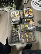 Vintage Unopened UFC DVD collection Over 40 DVDs New In Original Packaging.